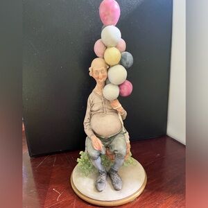 Balloon Seller Figurine by Giuseppe Cappé